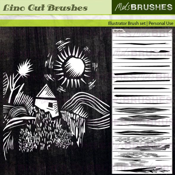 19 Lino Cut-borstar