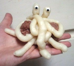 La imagen puede contener Juguete Persona humana Galleta Comida Pan Animal e invertebrado