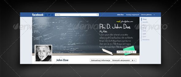 Facebook-Хронология-Обложка-Образование