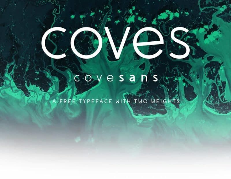 Coves แบบอักษรฟรี