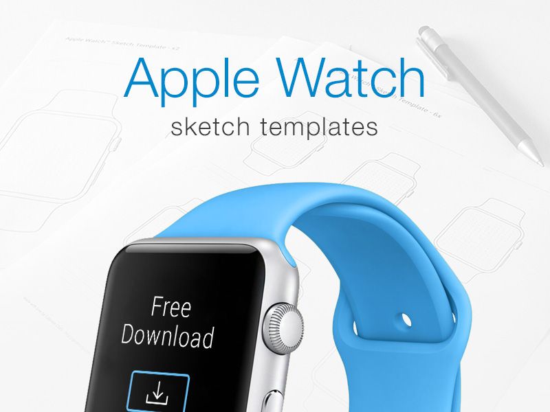 Apple Watch Prototyping Templates av Gabriele Ciufo