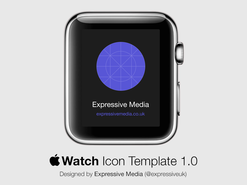 Apple Watch Icon Template av Expressive Media