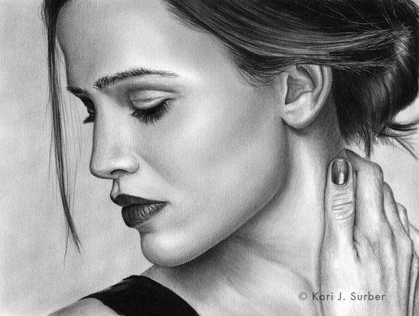 Dibujo de Jennifer Garner