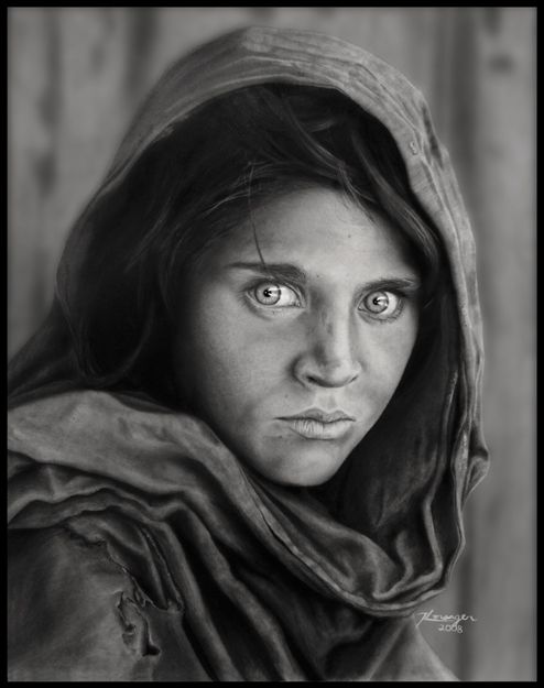 Dibujo de Sharbat Gula