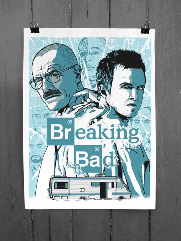 Breaking Bad Blue Sky Fan Art poster