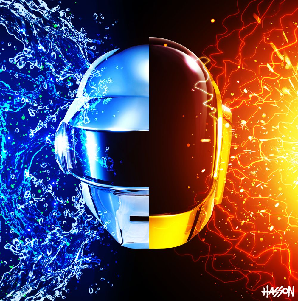 2013 Daft Punk Random Access Memories Album Cover Remix av Jonathan Hasson