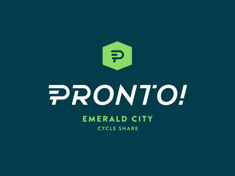 Pronto Cycle Share-logotyp från Urban Influence