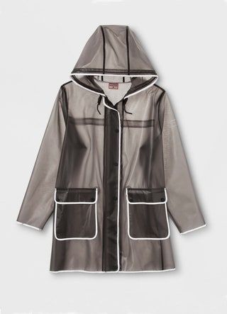Slika lahko vsebuje Clothing Apparel Coat in dežni plašč