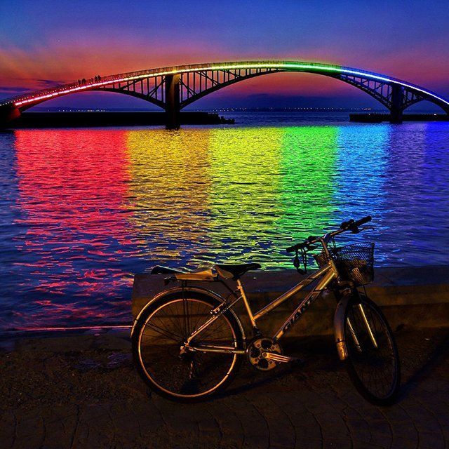 Puente Arco Iris de Xiying, Taiwán