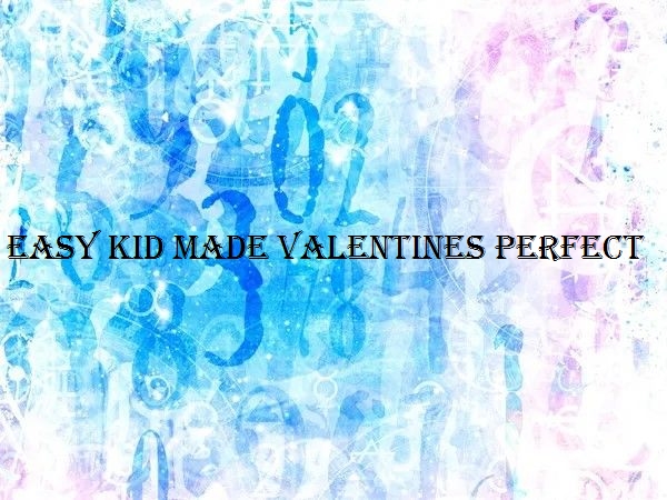 Corazones de San Valentín estampados de última hora para que hagan los niños. Manera fácil de hacer tarjetas a granel