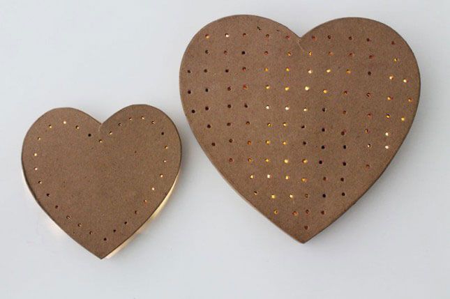 Arte de pared de corazones brillantes de fijngenoegen + Co.