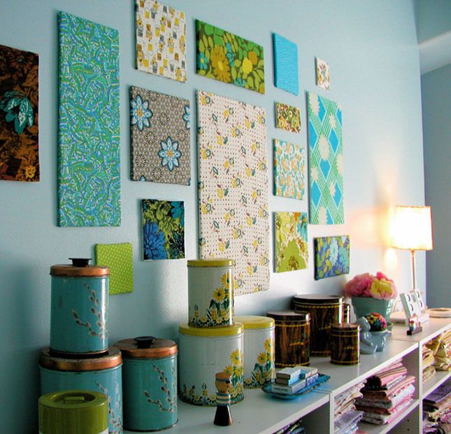 Arte de pared con panel de tela de Bella Dia