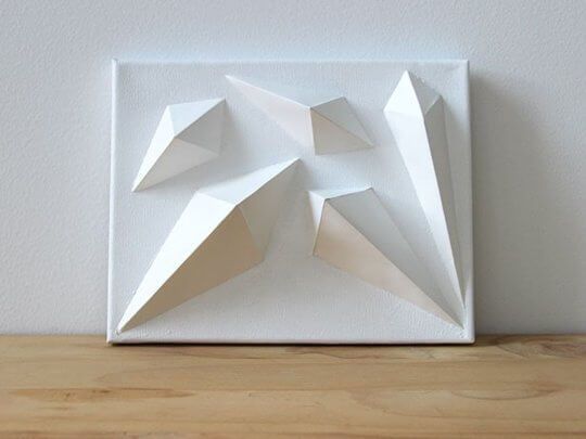 Panel de pared geométrico 3D de DIY Network