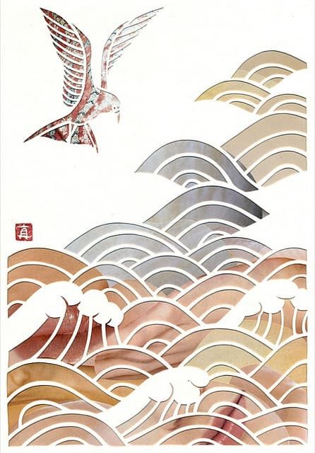 Inspiración de arte de corte de papel