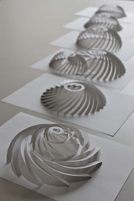 Inspiración de arte de corte de papel