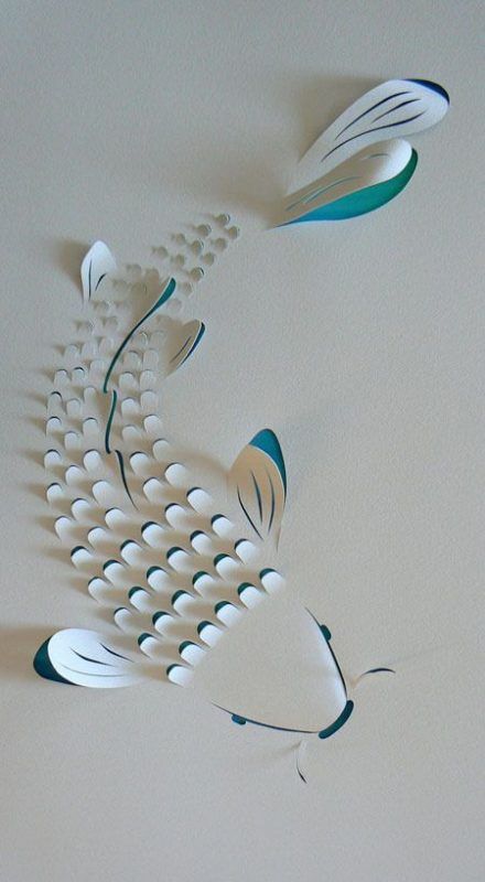 Inspiración de arte de corte de papel