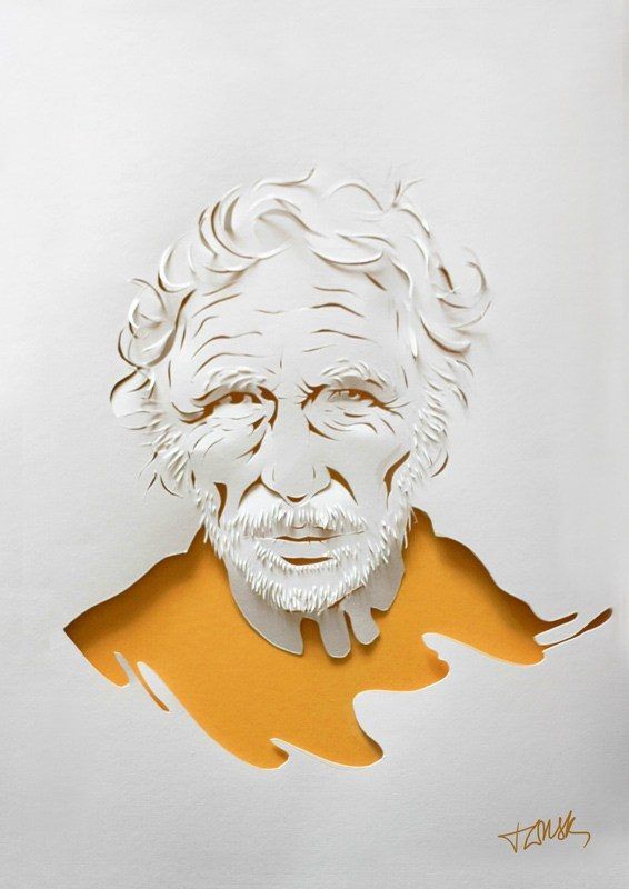 Inspiración de arte de corte de papel