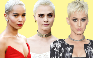 Bild könnte enthalten Cara Delevingne Halskette Schmuck Accessoires Zubehör Gesicht Mensch und Zo Kravitz