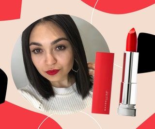 Kuva saattaa sisältää Lipstick Cosmetics Human Person and Face