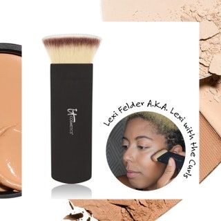 Dette billede kan indeholde kosmetik til mennesker og ansigtsmakeup