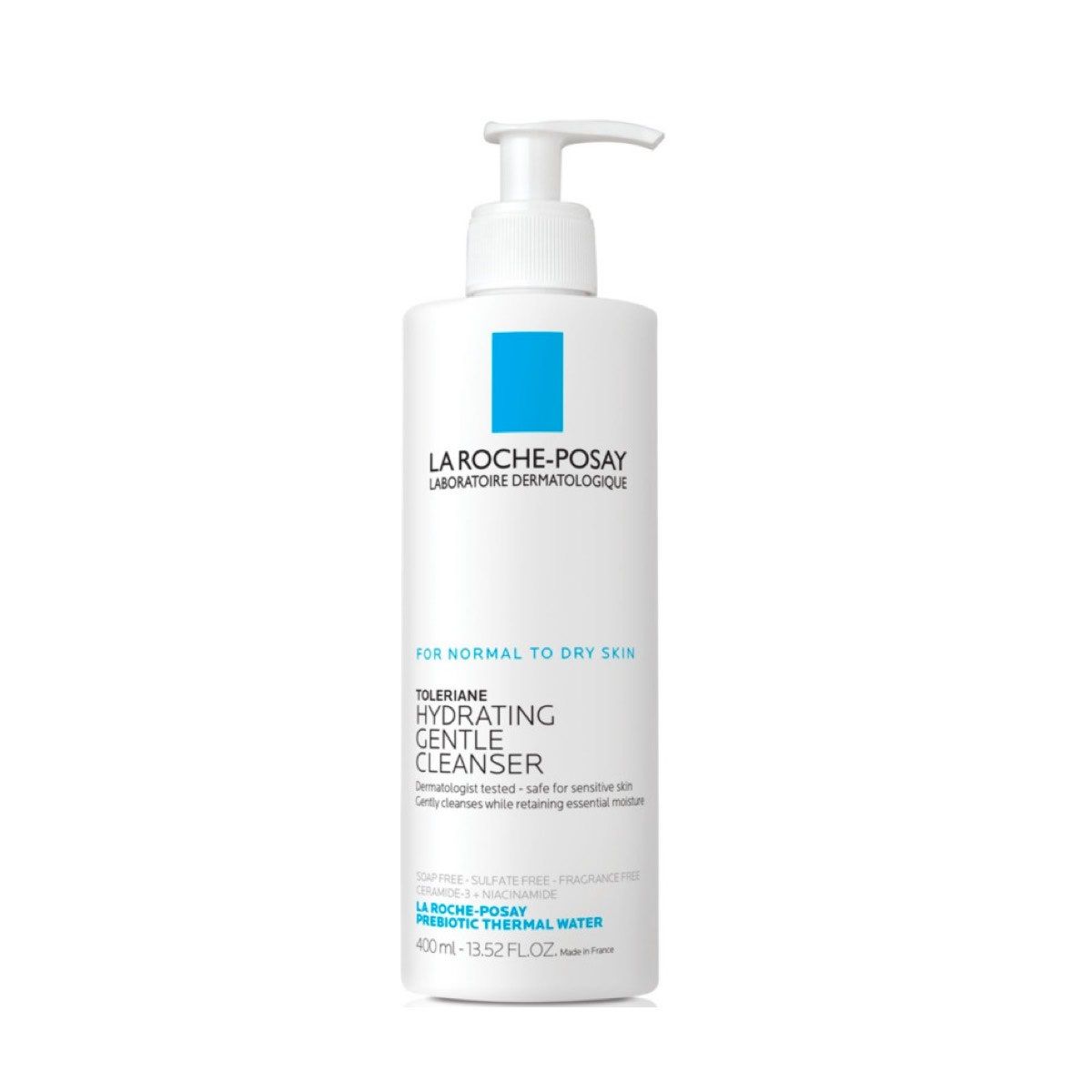 Limpiador facial suave hidratante Toleriane de La Roche-Posay