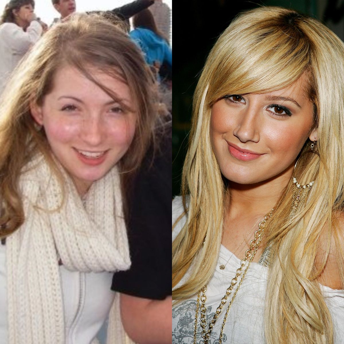La imagen puede contener la persona humana Ashley Tisdale y la cara