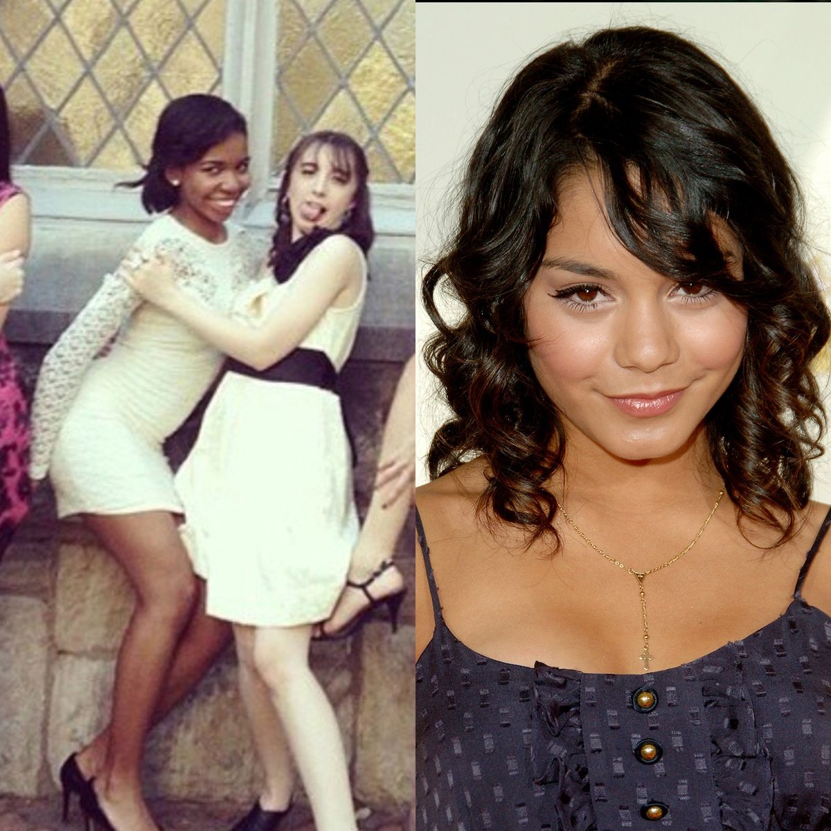 La imagen puede contener Vanessa Hudgens Ropa Vestimenta Persona humana Moda Vestido de noche Bata y vestido