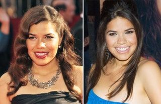 画像には、顔の人間の人アメリカフェレーラスマイルの髪と女性が含まれている可能性があります