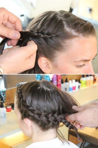La imagen puede contener cabello humano, trenza y trabajador.