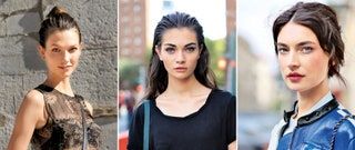 Nuotraukoje gali būti žmogaus veidas Karlie Kloss Jacquelyn Jablonski, moteriški drabužiai ir drabužiai