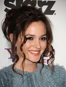 Slika lahko vsebuje Hair Face Human Person Haircut in Leighton Meester