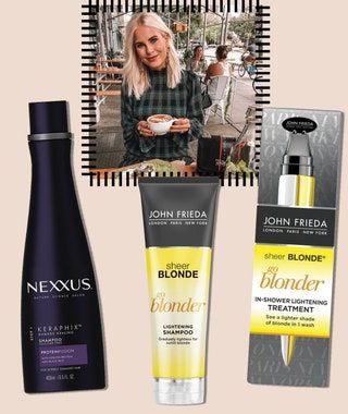 Esta imagen puede contener botella de persona humana y cosméticos.