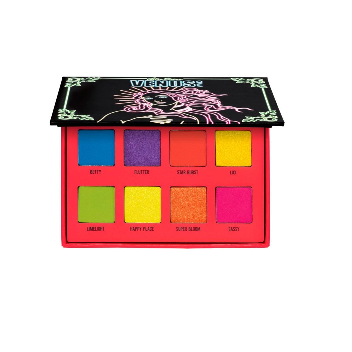 Paleta de polvos compactos Venus Neon de Lime Crime