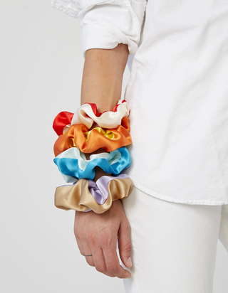 Chiquita Scrunchie aus mehrfarbiger Seide
