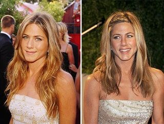 Bilden kan innehålla Jennifer Aniston Människoperson Kläder Kläder Mode Aftonklänning Klänning Robe och ansikte