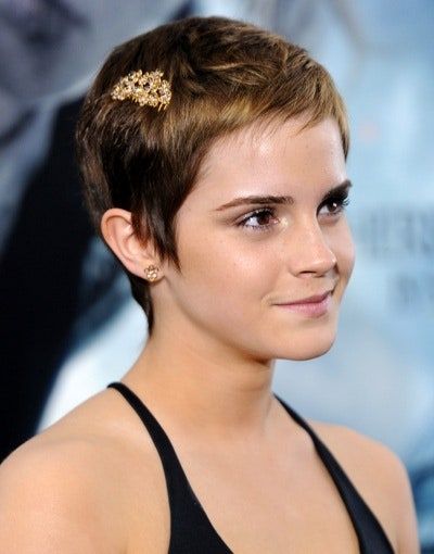La imagen puede contener cabello y corte de pelo de Emma Watson Face Human Person