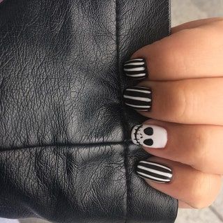 Arte de uñas Jack Skellington