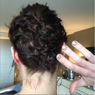 Updo retorcido