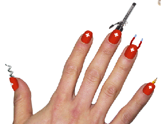 La imagen puede contener manicura y uñas de persona humana