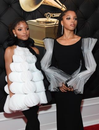 Chloe X Halle na rdeči preprogi grammyjev 2019