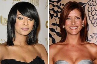 Nuotraukoje gali būti Kate Walsh žmogaus veido plaukų mada ir premjera