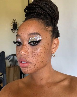 Glitter julsmink