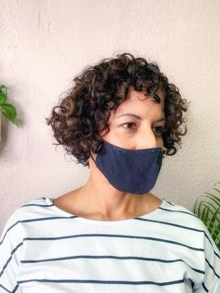 Corte de pelo bob rizado