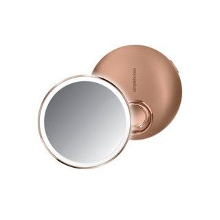 simplehuman liten spegel i roséguld