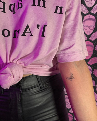 Schmetterlings-Tattoo