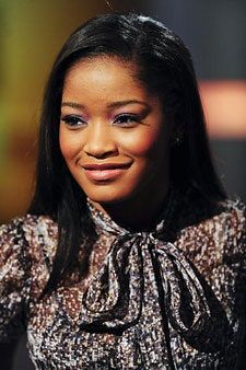 Slika lahko vsebuje obraz Keke Palmer, človeška oseba, nasmeh, ženski lasje in jamice