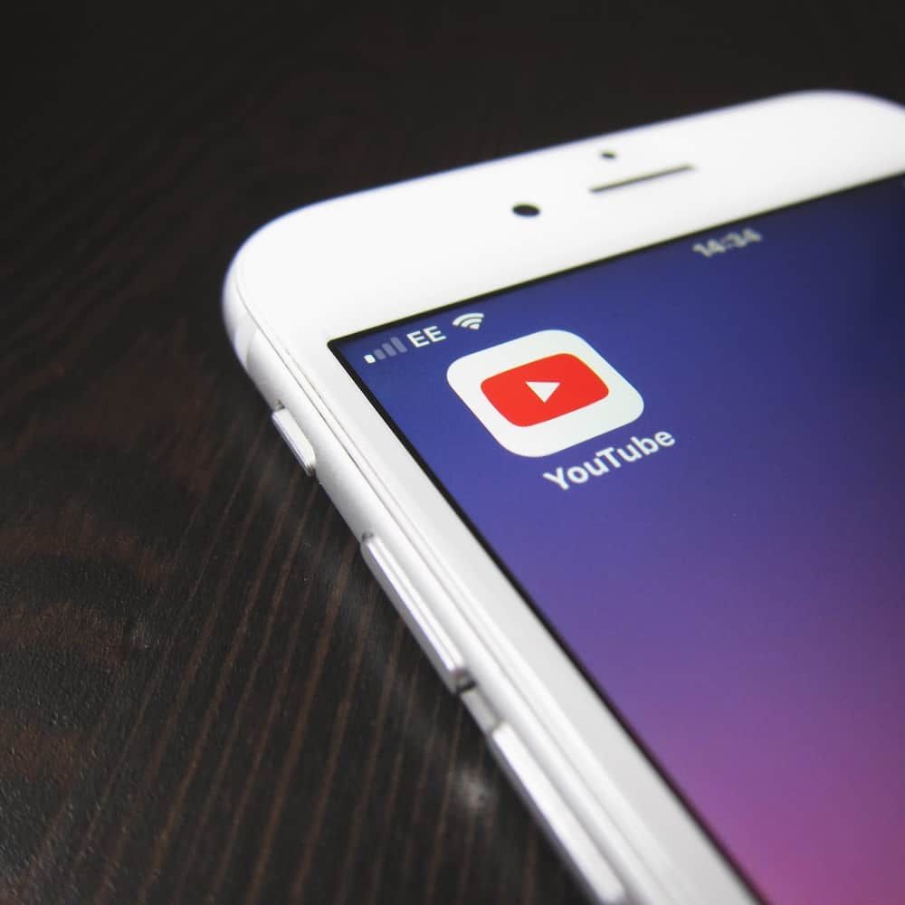 YouTube en captura de pantalla de iPhone