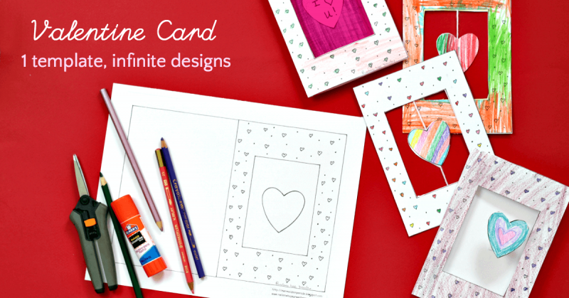   Valentín casero's cards that kids can make