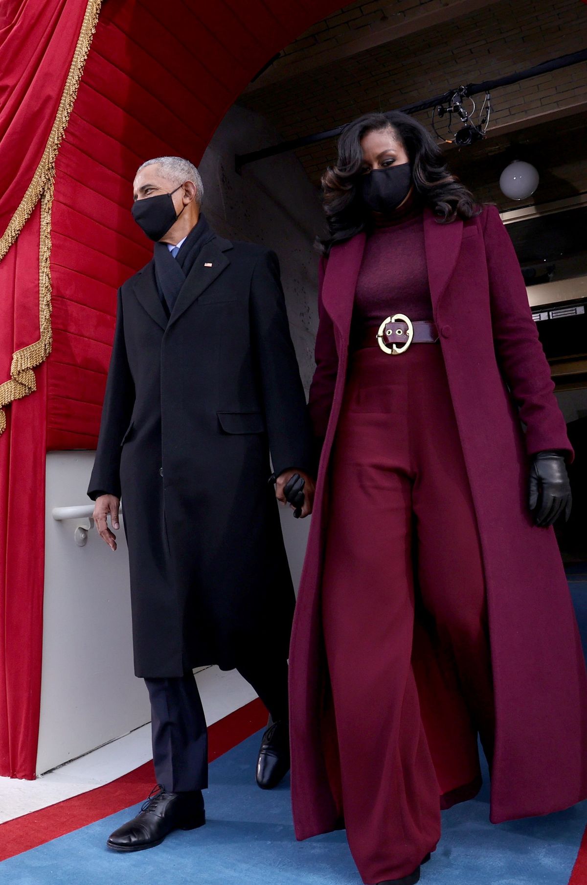 Barack und Michelle Obama Joe Biden Amtseinführung