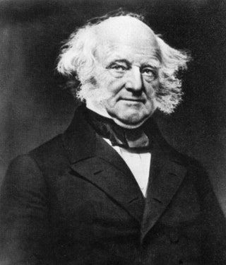 La imagen puede contener arte y texto de Martin Van Buren Face Human Person